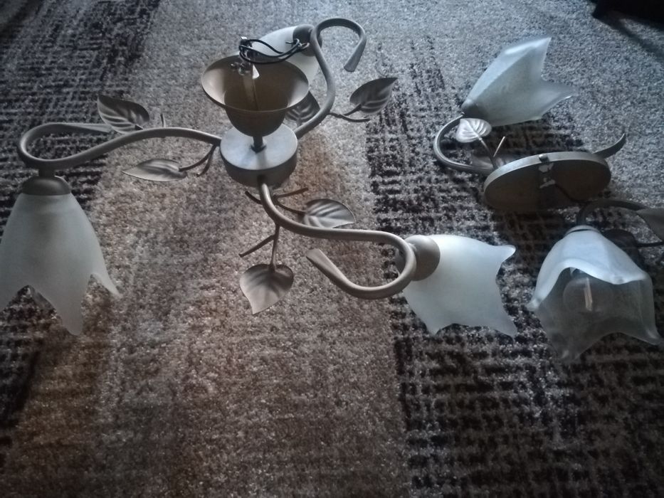 Żyrandol i dwa kinkiety