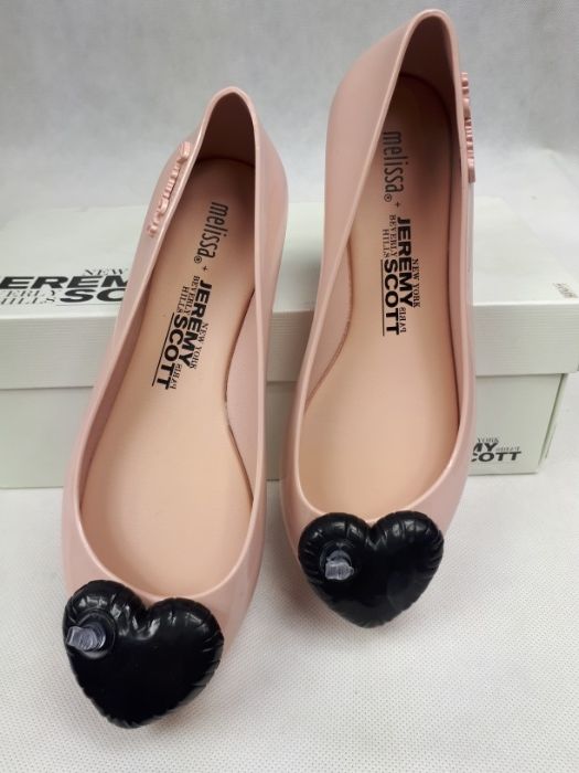 Nowe balerinki MELISSA space love jeremy sc pink black 37