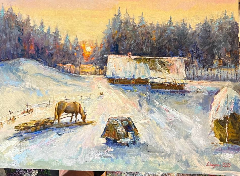 Картина Живопис Пейзаж Нарморт Етнопейзаж