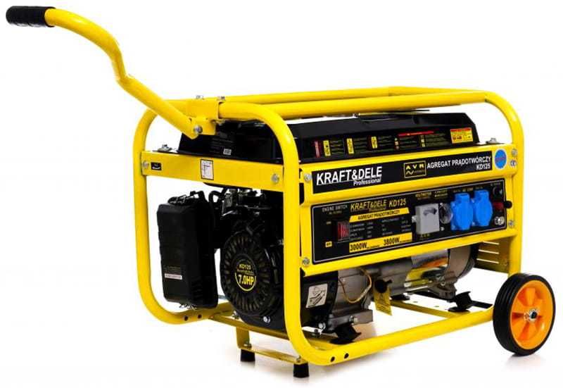KRAFT&DELE Agregat Prądotwórczy 7km Generator Prądu 3800w 230v KD125