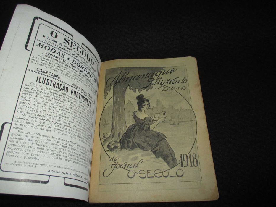 Livro Almanaque Ilustrado do Jornal O Século 1918 Raro