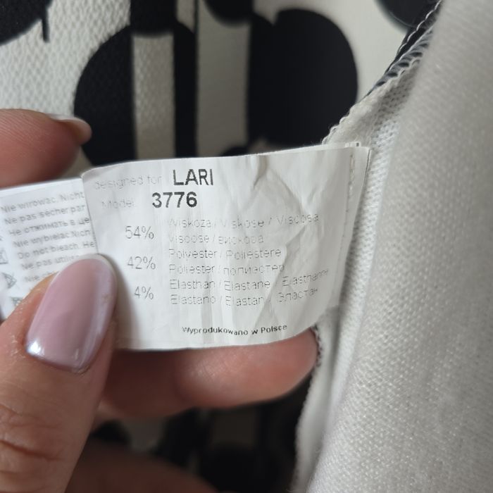 BySukienka krótki rękaw xxl 44 46 wiskoza sweter