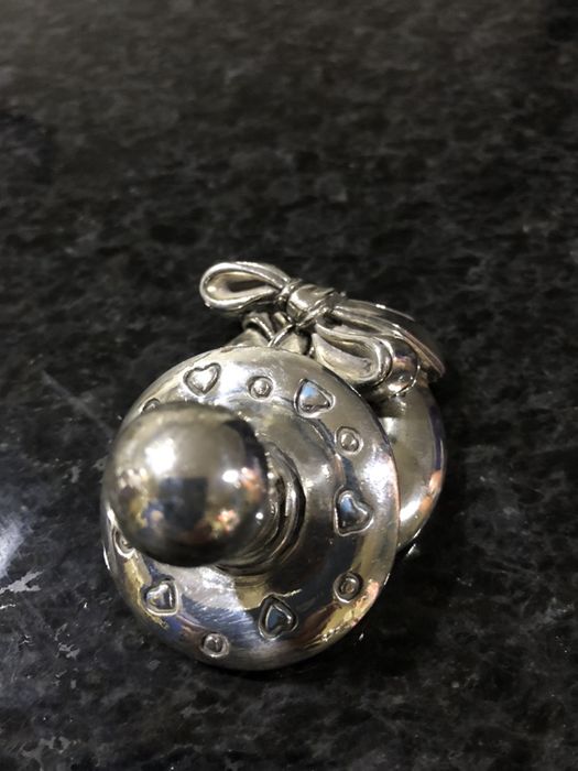 Chupeta banhada a prata