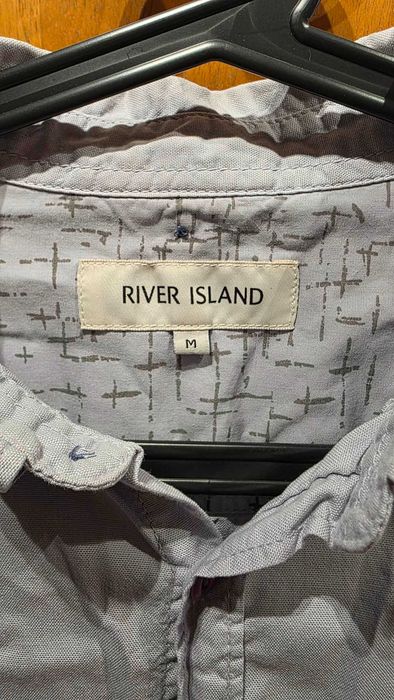 Niebieska błękitna męska koszula River Island M