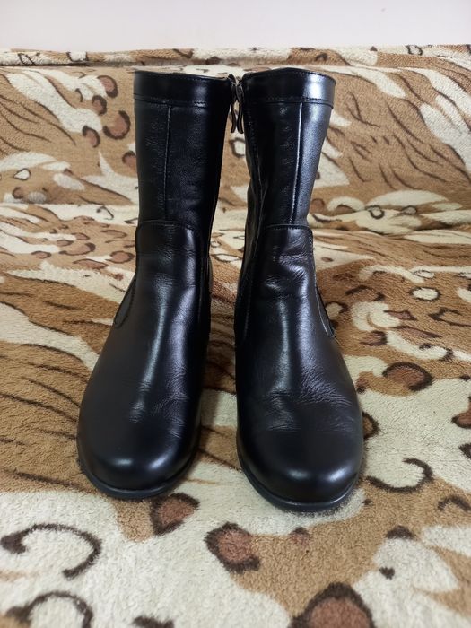 Ботинки женские кожаные