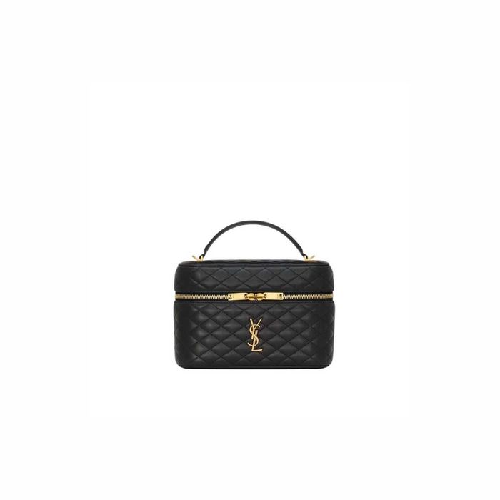 Сумка Saint Laurent Gaby Large Vanity Bag in Lambskin Black