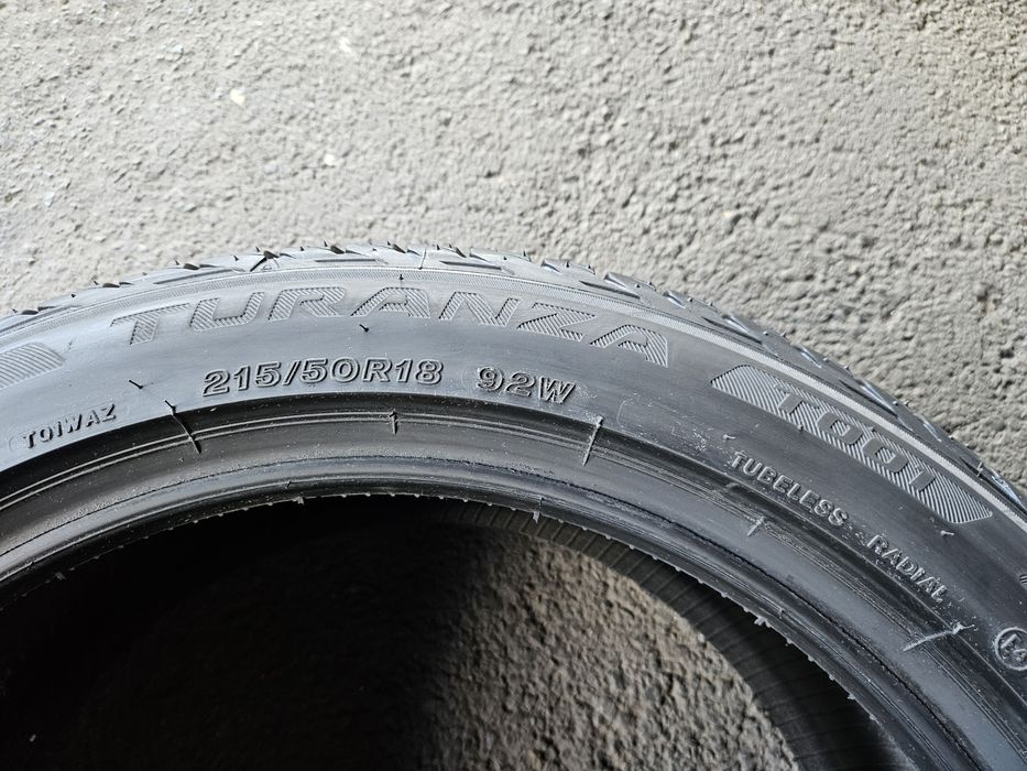 Nowy Kpl Opon Letnich Bridgestone Turanza T001 215/50R18 92W Rok 2020