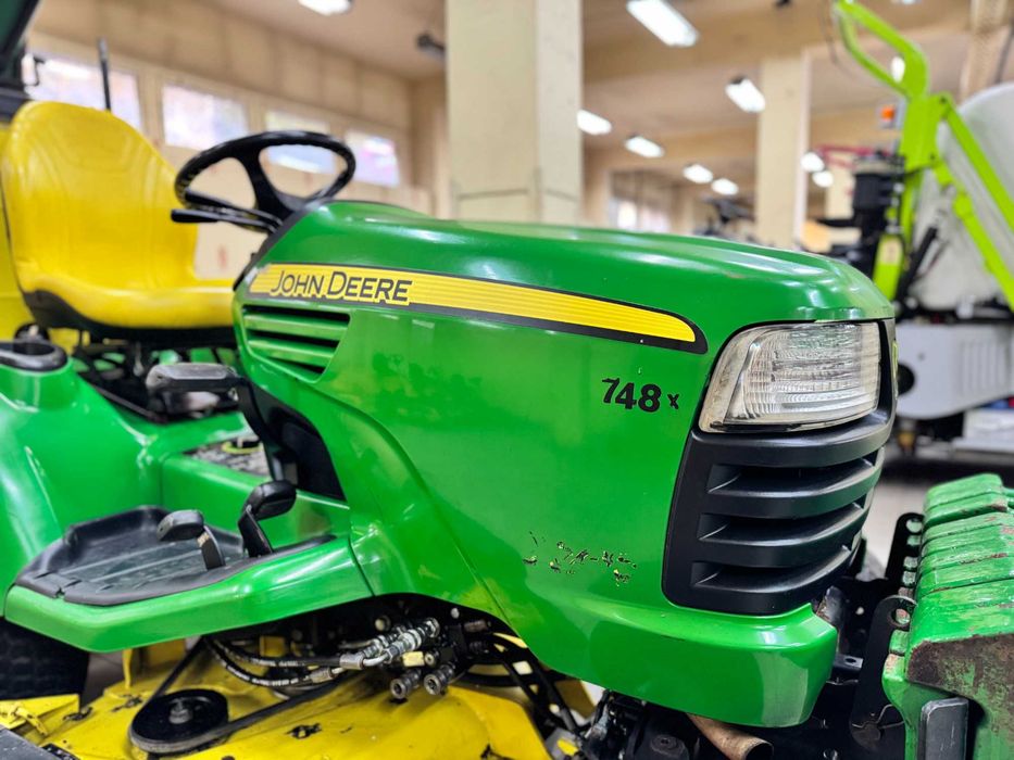 Traktorek Kosiarka Traktor John Deere X748 4x4 diesel YANMAR/WOM/KOSZ