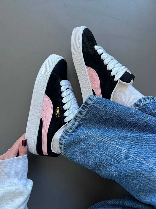 !SALE! Puma Suede XL Black/Pink 36 37 38 39 40 41 42 43 44 45 пума хл