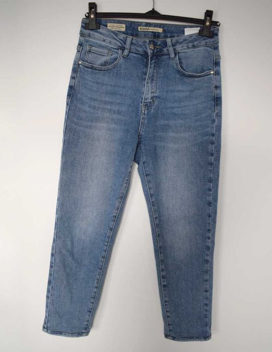 M.Sara premium wysoki stan jeansy mom fit wysoki stan 38 m l