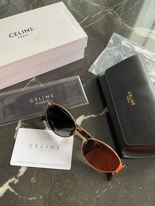 Celine Triomphe okulary przeciwsłoneczne pełen komplet