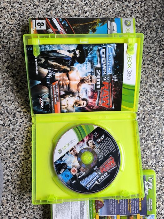 Sega rally/Farming simulator/SmackDown 2011 Xbox 360