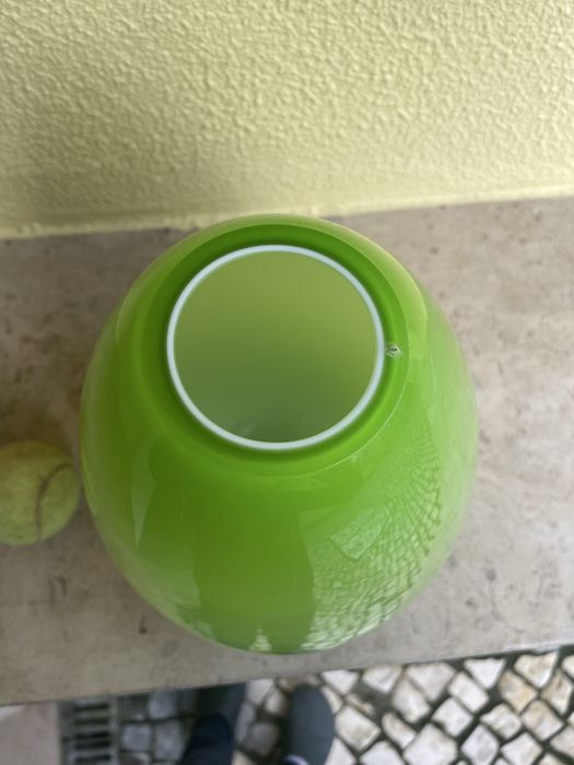 Vaso em vidro (cor verde)