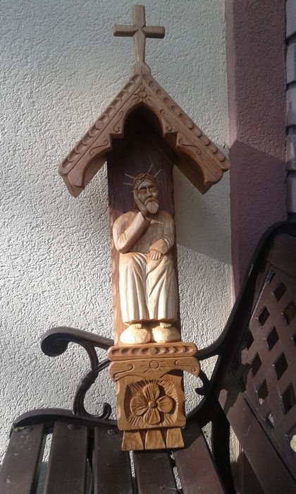 Płaskorzeźba, rzeźba w drewnie