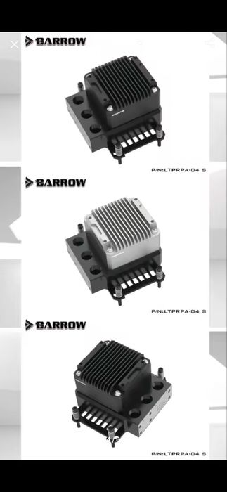 Barrow 3 в 1 помпа-водоблок-резервуар для кастомних СВО