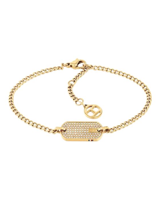 Bransoletka Tommy Hilfiger  stal nierdzewna z ozdobnym elementem