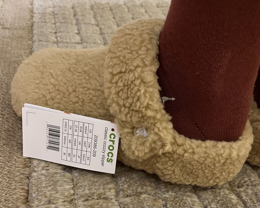 Капці Crocs classic cozzzy slipper