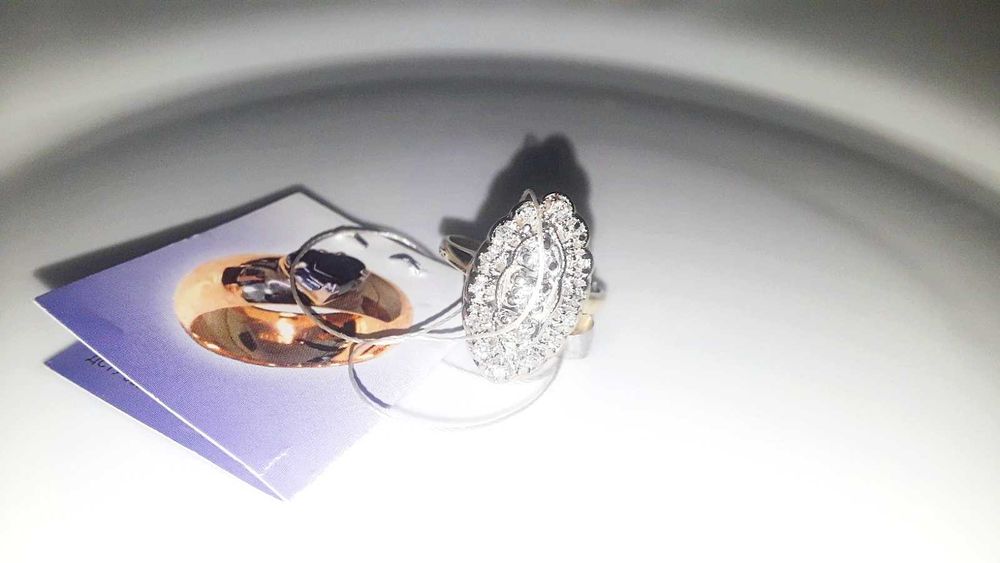 Красивое Золотое Кольцо Бриллианты