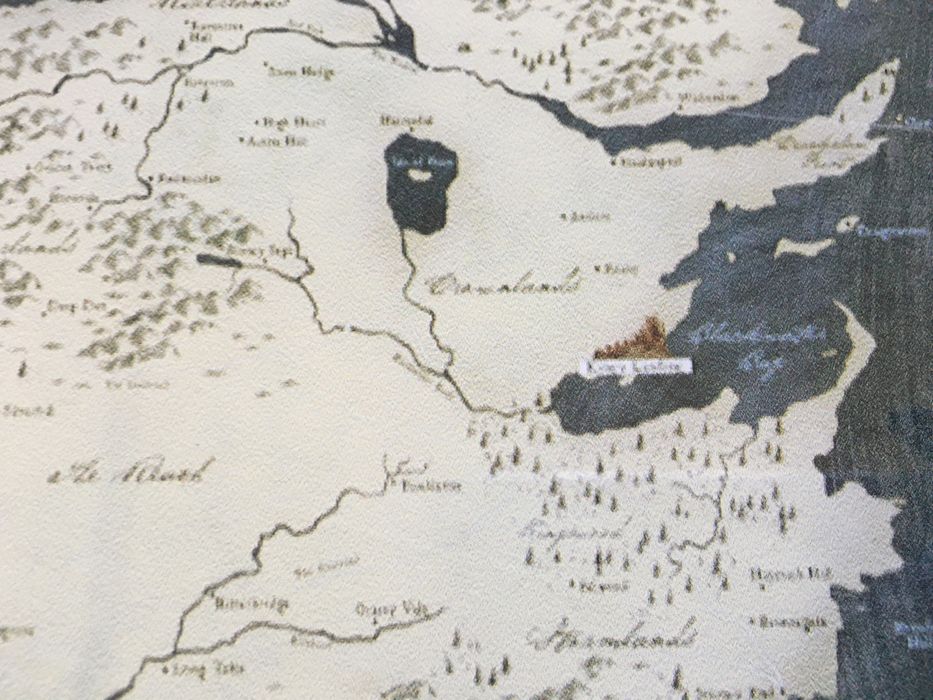 Vendo mapa guerra dos tronos - Game of thrones