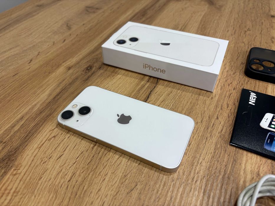 Okazja!! Iphone 13 Mini Biały! Super Stan! Gwarancja! Bateria 100%!
