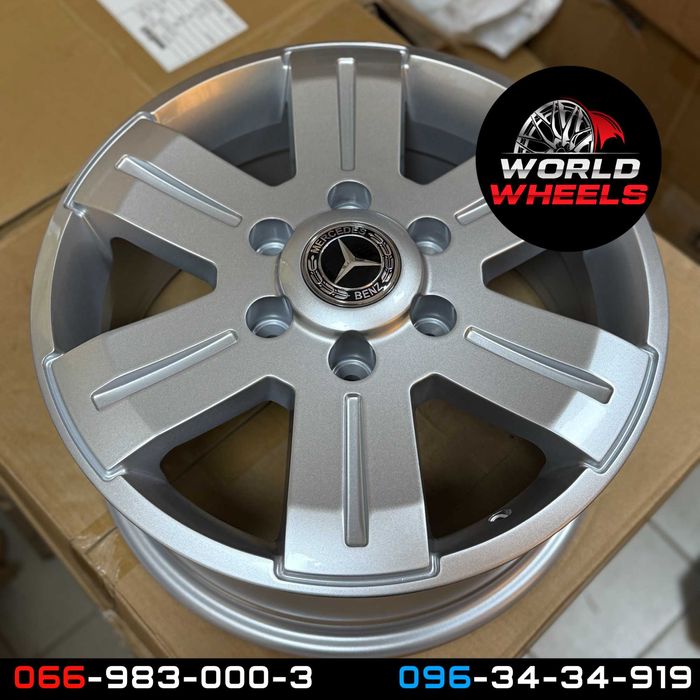 Диски R16 6x130 Mercedes Sprinter Volkswagen Crafter 1400кг усиленные
