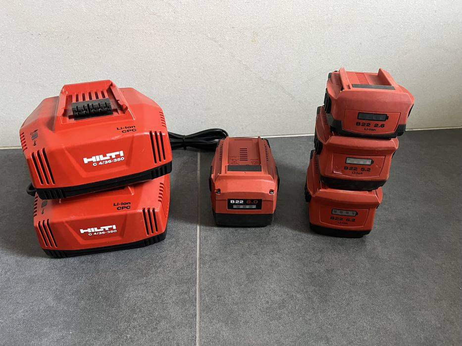Зарядні,зарядки.Акумулятори батареї Hilti