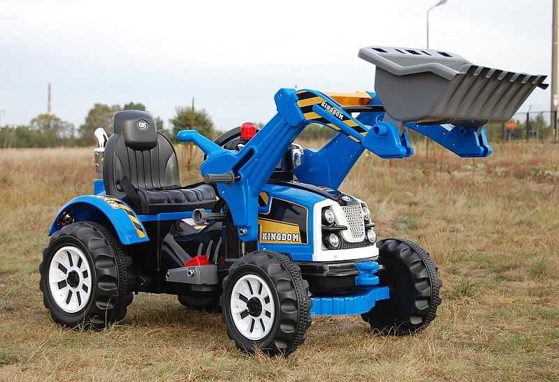 BAWIBUS.PL Auto na akumulator TRAKTOR Z ŁYŻKĄ KOPARKA jeep spychacz