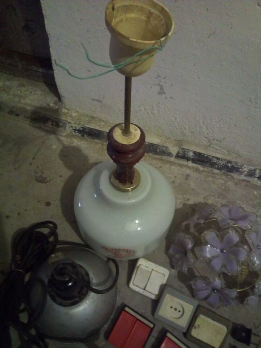 Переноска плафон люстра  шланг тройник удлинитель (ОДНИМ лотом)