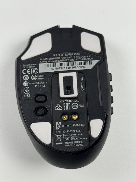 Бездротова ігрова комп'ютерна миша Razer Naga V2 Pro Black