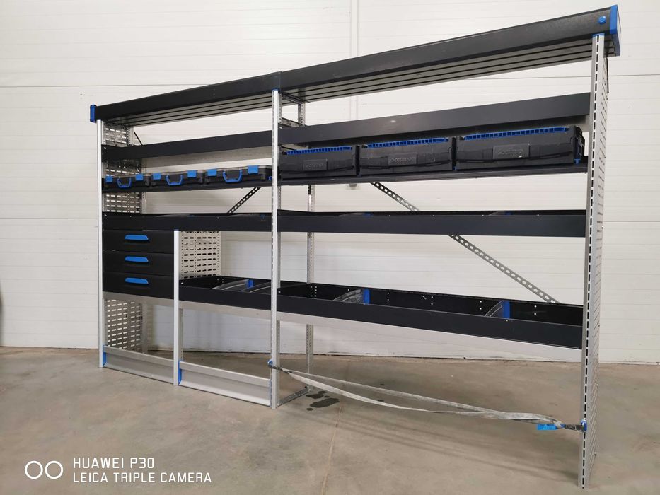 Regał samochodowy zabudowa Sortimo Ducato Proace MAX Master cena z VAT