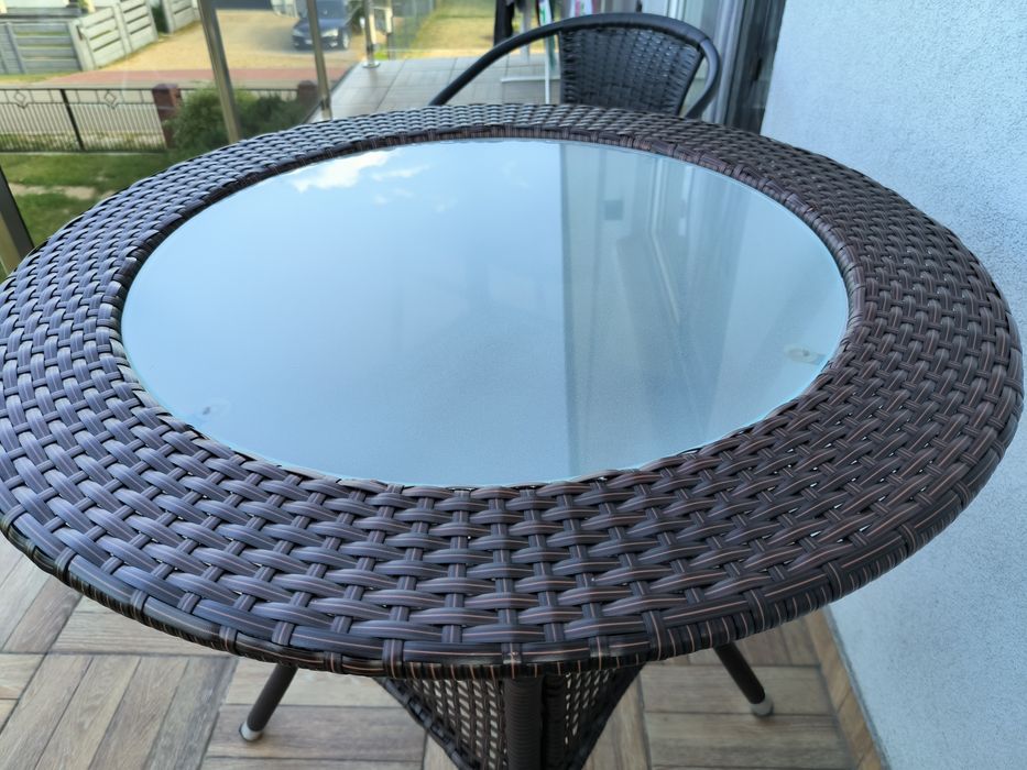 Stolik na taras balkon pod altanę