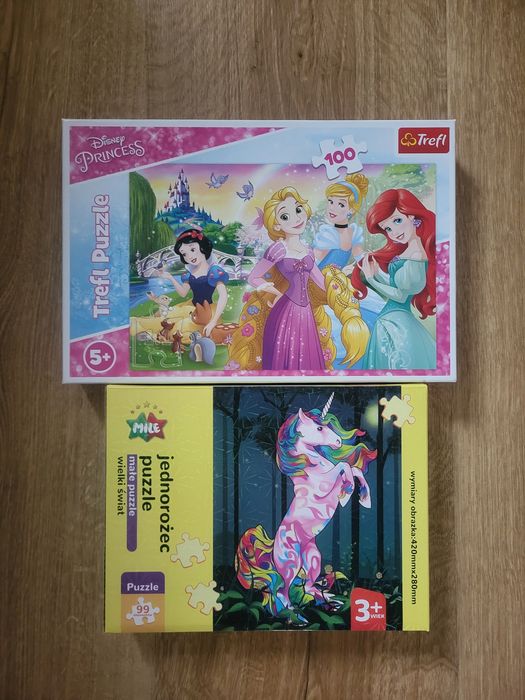Zestaw puzzli 100 elementów Disney Księżniczki Trefl