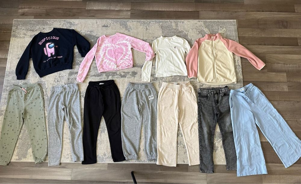 Сукня джинси штани спортивні штани 122-128 134 на дівчинку