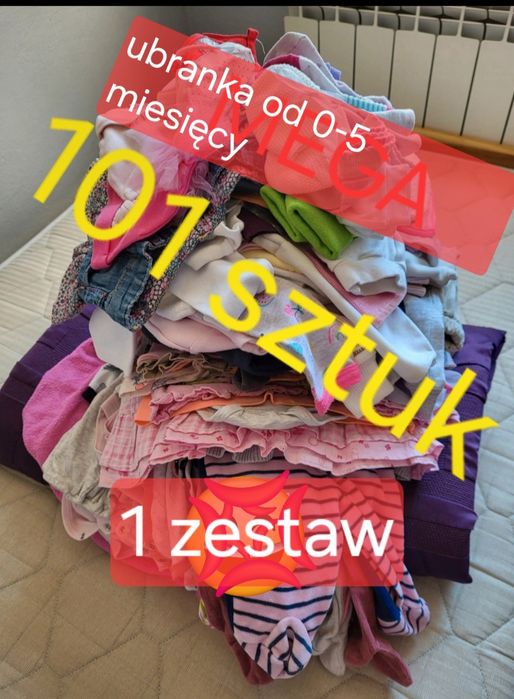 Zestaw dla dziecka Psi Patrol+ ubranka od 0 miesięcy do 5 lat