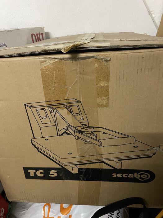 Prensa Térmica Profissional Secabo TC5 – Como Nova