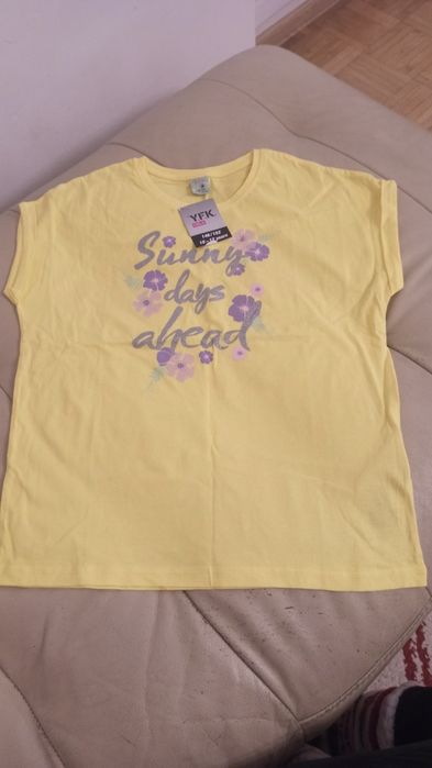 NOWY T-shirt 100% bawełny dla dziewczynki roz 146, 10 lat
