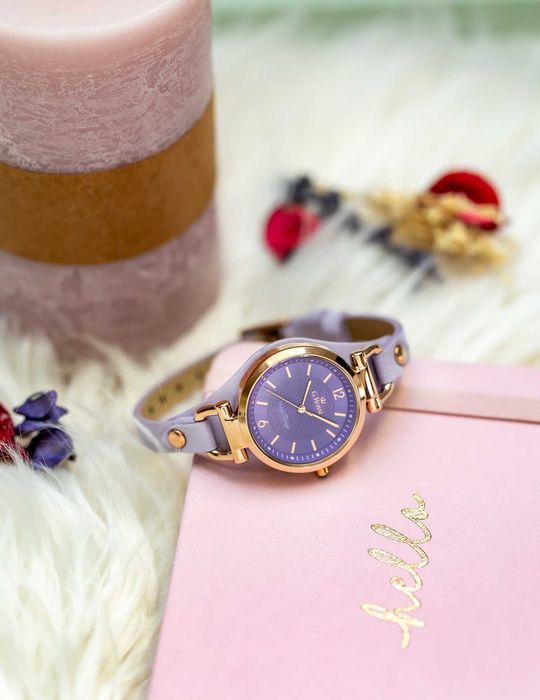 Zegarek damski G. ROSSI - LESTI NA PASKU zg631e + BOX