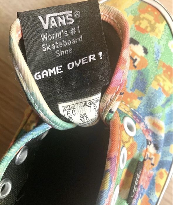 Кеди vans x nintendo switch