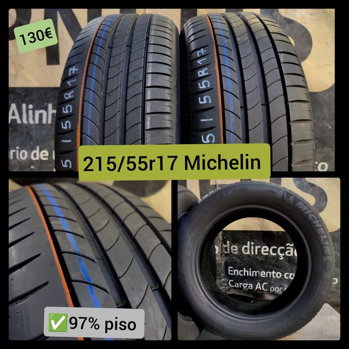 Pneus usados 215/50r17 215/55r17 225/55r17  Leiria