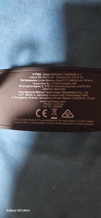 Nowy power bank  ctek