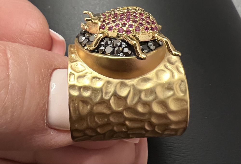 Pierścionek biedronka