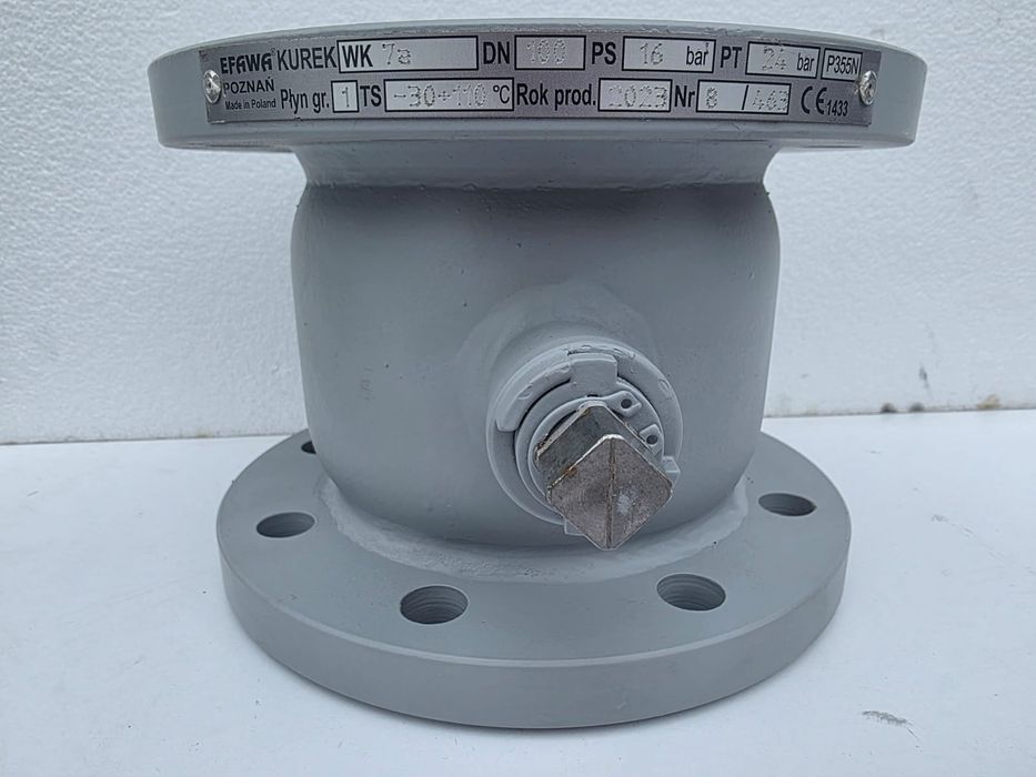 zawór kulowy kołnierzowy Efar/Efawa typ WK7a Pn16 Dn 80,