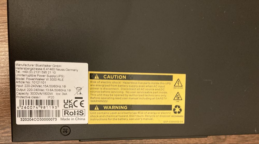 UPS 3KVA czysta sinusoida do pieca CO kotla