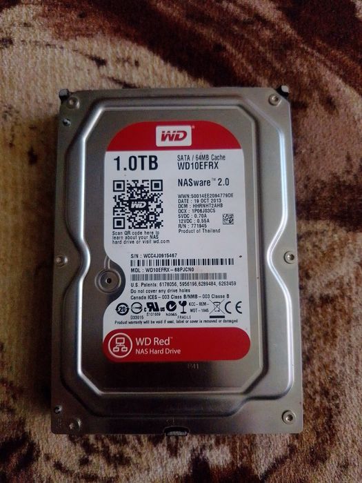 Продам Жостий диск на ПК WD 1.0TB