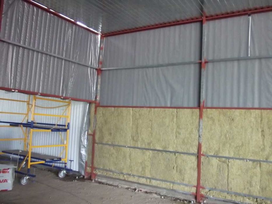 ангар склад навіс сто 1900-2700 грн/м2 робота+матеріал