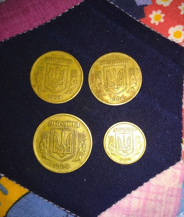 Монеты 1996/1994 50/25/10коп