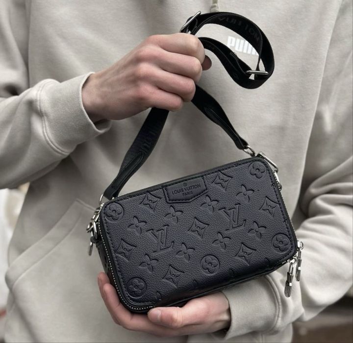 Стильна чоловіча сумка Louis Vuitton через плече