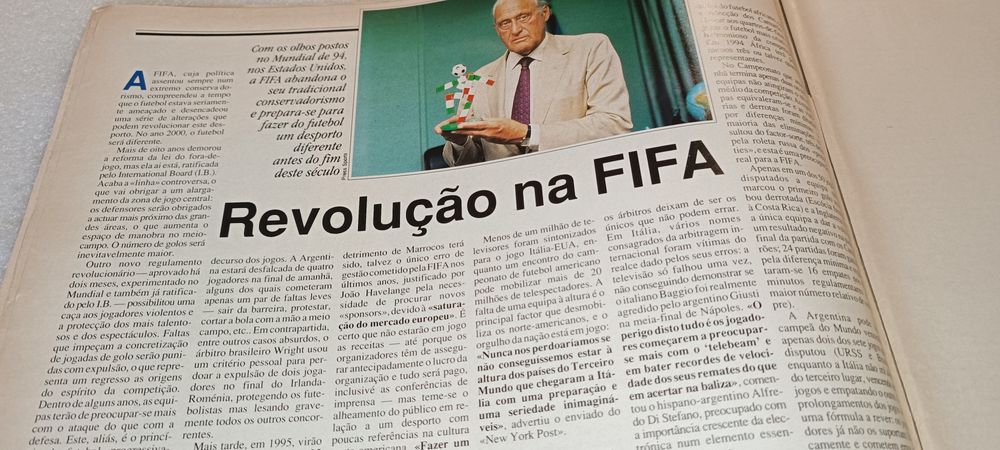 Revista Expresso com Mundial Futebol 1990