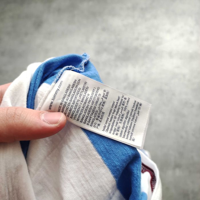 MĘSKA Koszulka Paski bawełna Lato PREMIUM Bawełna Tommy Hilfiger Jeans