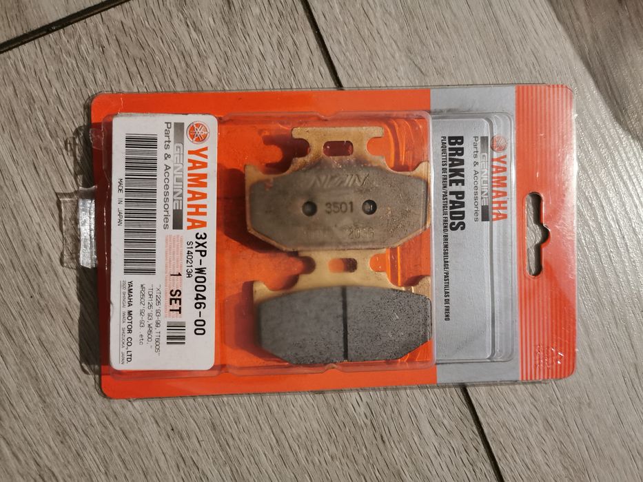 Yamaha yzf r125 klocki hamulcowe zacisku hamulca